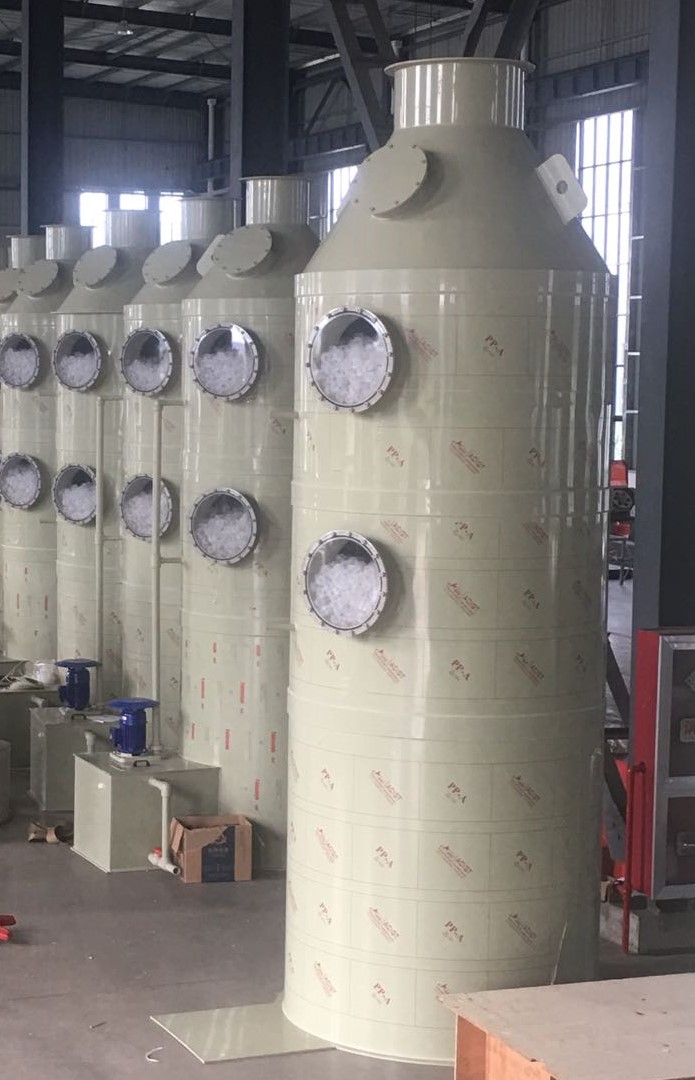 VOCs廢氣治理的洗滌塔中常見填料種類、特點(diǎn)